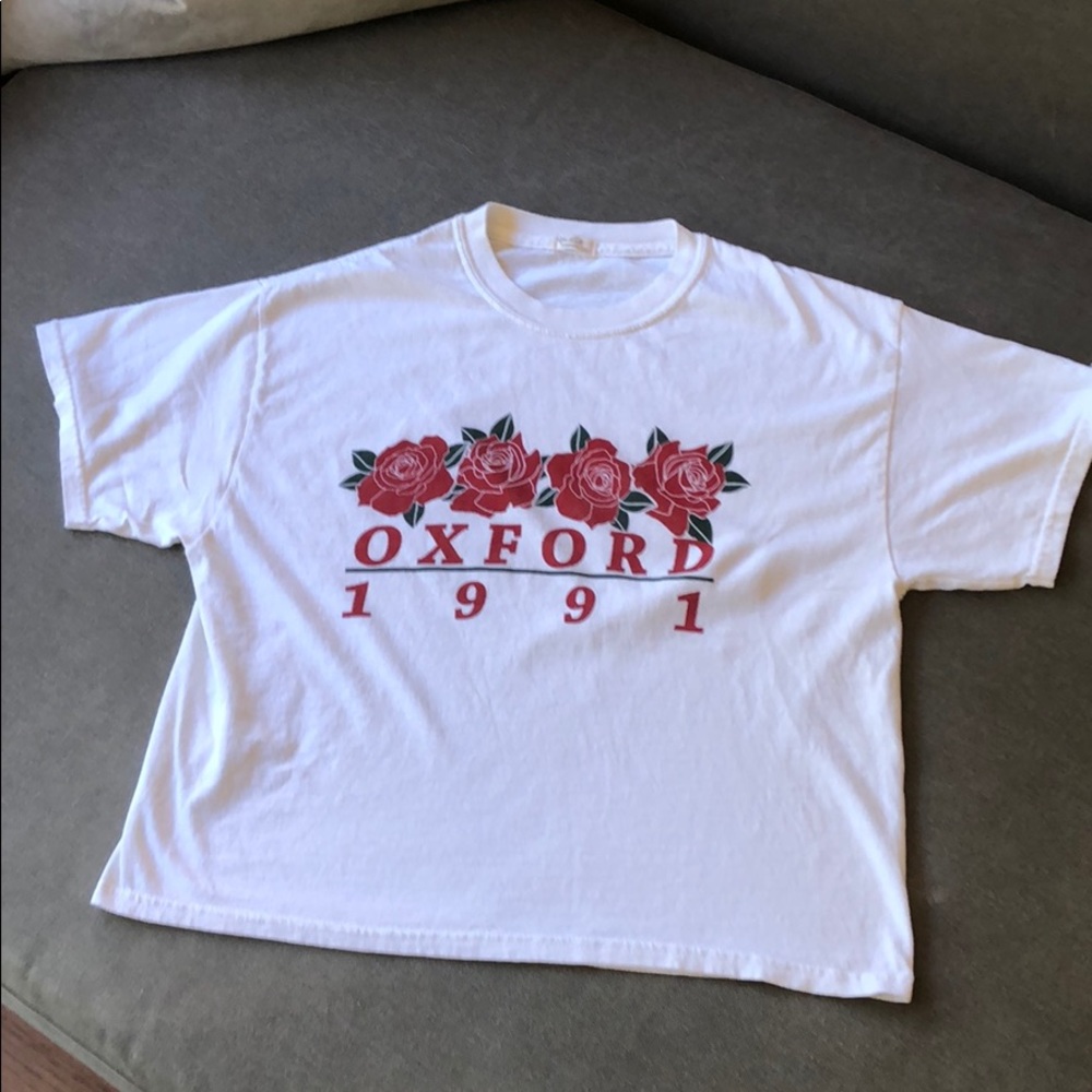 J. Galt “Oxford 1991” Crop Tee